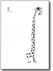 sahar malek happy paper people Zoo Collection© , Giraffe, front