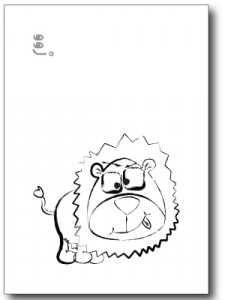 sahar malek happy paper people Zoo Collection ©, Lion