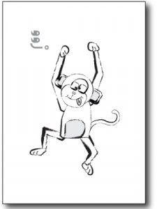 sahar malek happy paper people Zoo Collection©, Monkey