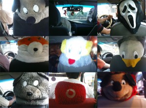 from the back seats of Cairo cabs...